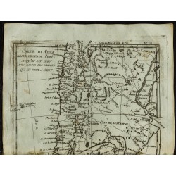 1784 - Carte du Chili, Pérou & Argentine 