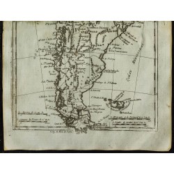 1784 - Carte du Chili, Pérou & Argentine 