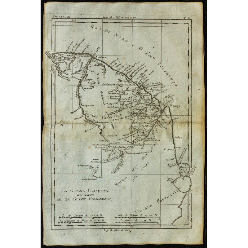1784 - Carte de la Guyane française et hollandaise 1784 - Carte de la Guyane française et hollandaise