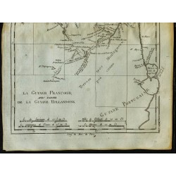 1784 - Carte de la Guyane française et hollandaise 