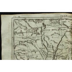 1784 - Carte ancienne du Brésil & Uruguay 