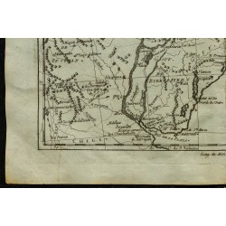 1784 - Carte ancienne du Brésil & Uruguay 