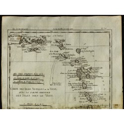 1784 - Carte ancienne des Antilles 