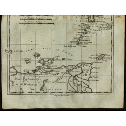 1784 - Carte ancienne des Antilles 