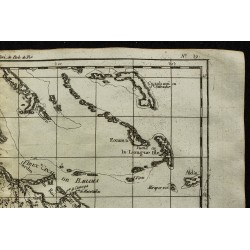 1784 - Carte de l'île de Cuba 