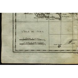 1784 - Carte de l'île de Cuba 