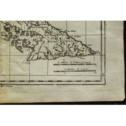 1784 - Carte de l'île de Cuba 