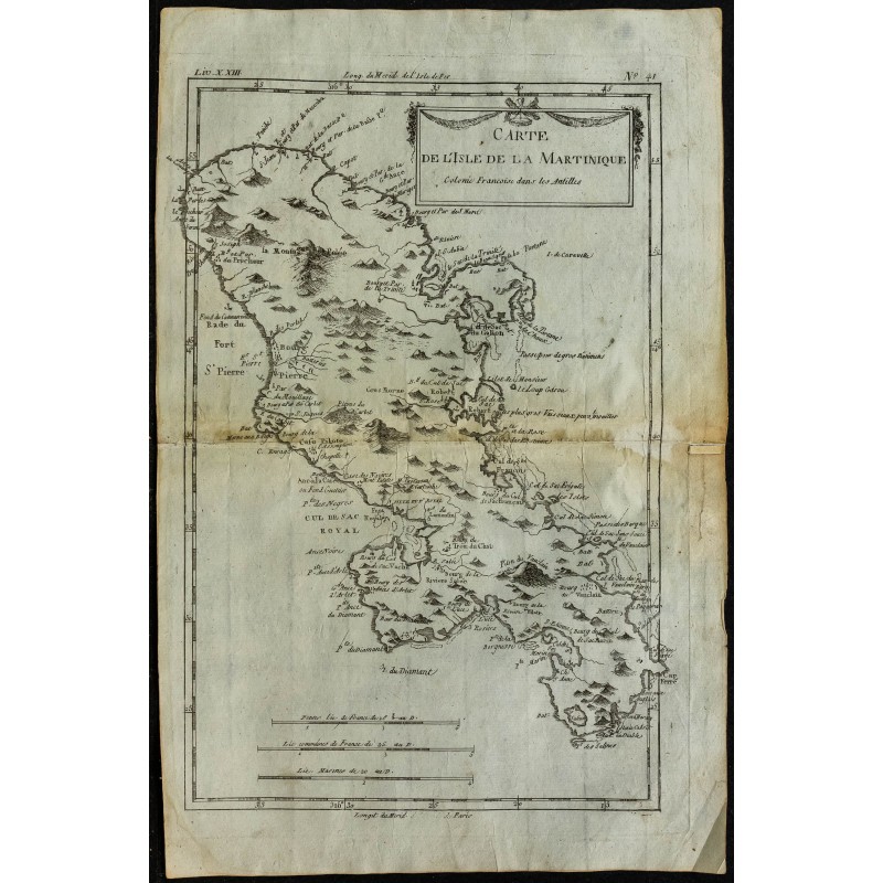1784 - Carte de la Martinique 1784 - Carte de la Martinique