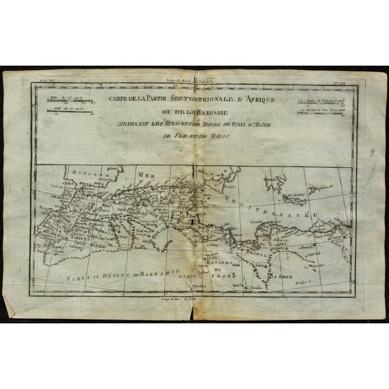 1784 - Carte de la Barbarie 1784 - Carte de la Barbarie
