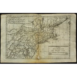 1784 - Carte de la partie nord des États-Unis 