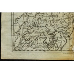 1784 - Carte de la partie nord des États-Unis 