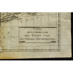 1784 - Carte de la partie nord des États-Unis 
