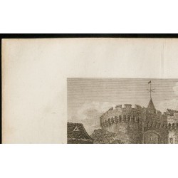 Gravure de 1829 - Principale Porte de Chartres - 2