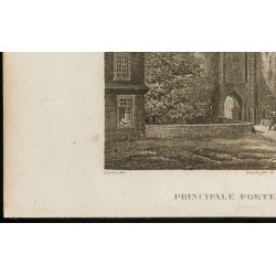 Gravure de 1829 - Principale Porte de Chartres - 4