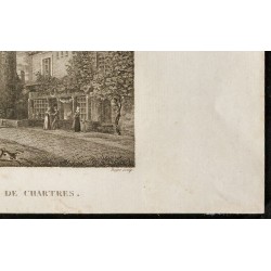 Gravure de 1829 - Principale Porte de Chartres - 5