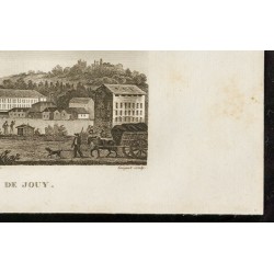 Gravure de 1829 - Manufacture de Jouy - 5