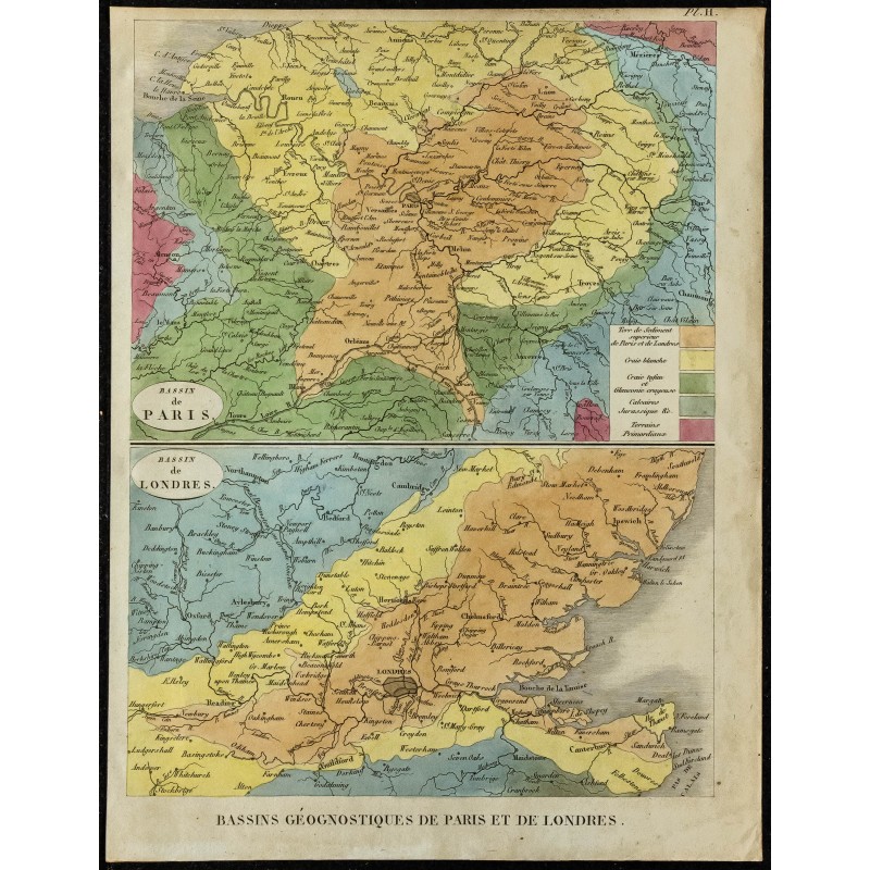 1836 - Bassins sédimentaires de Paris et Londres 1836 - Bassins sédimentaires de Paris et Londres