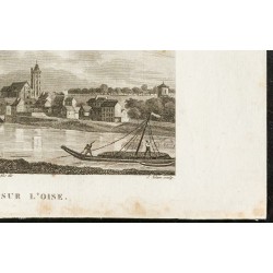 Gravure de 1829 - Beaumont sur l'Oise - 5