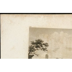 Gravure de 1829 - Château de Luzarches - 2