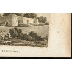 Gravure de 1829 - Château de Luzarches - 5