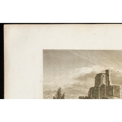 Gravure de 1829 - Chateau de Gisors - 2