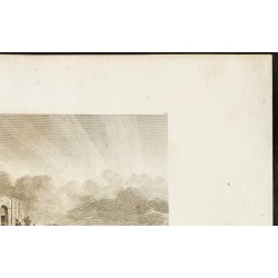 Gravure de 1829 - Chateau de Gisors - 3