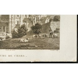 Gravure de 1829 - Bourg de Chars - 5