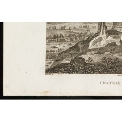 Gravure de 1829 - Chateau Gaullard - 4