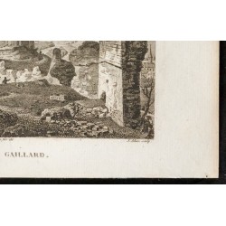 Gravure de 1829 - Chateau Gaullard - 5