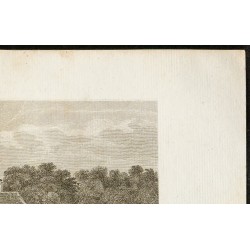 Gravure de 1829 - Ermitage de J.J. Rousseau à Montmorency - 3