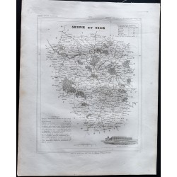 Gravure de 1833 - Département des Yvelines - 1