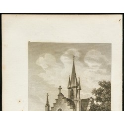 Gravure de 1829 - Chapelle de Gréty à Montmorency - 2