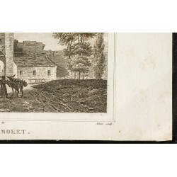 Gravure de 1829 - Porte de Moret - 5