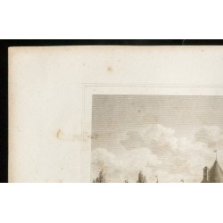 Gravure de 1829 - Château de la Grange-Bléneau - 2