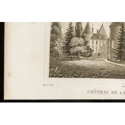 Gravure de 1829 - Château de la Grange-Bléneau - 4