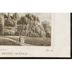 Gravure de 1829 - Château de la Grange-Bléneau - 5