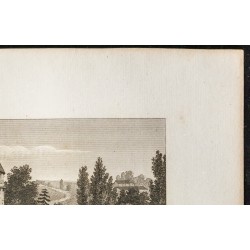 Gravure de 1829 - Château d'Hière près Villeneuve St Georges - 3