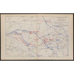 1900 - Carte des Opérations - Brienne à La Rothière 