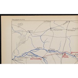 1900 - Carte des Opérations - Brienne à La Rothière 