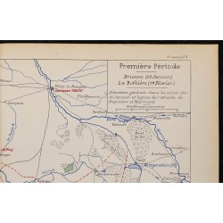 1900 - Carte des Opérations - Brienne à La Rothière 
