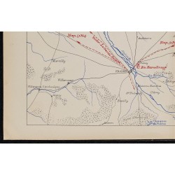 1900 - Carte des Opérations - Brienne à La Rothière 