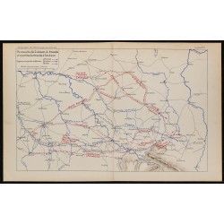1900 - Théâtre des opérations entre Lutzen et Bautzen 