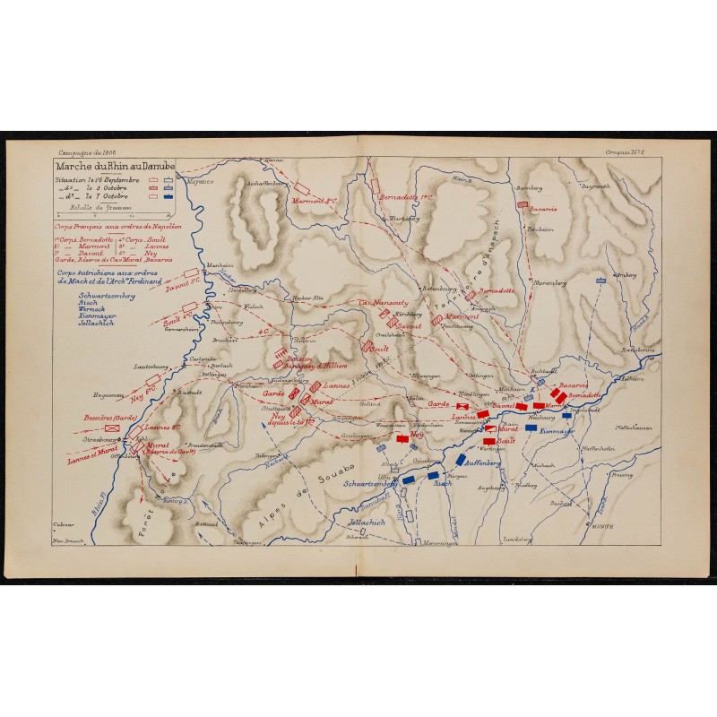 1900 - Marche du Rhin au Danube (1805) 1900 - Marche du Rhin au Danube (1805)