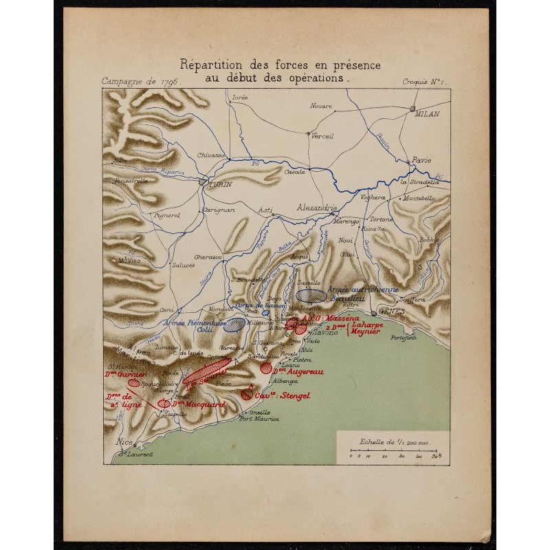 1900 - Campagne d'Italie de 1796 