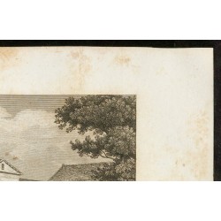 Gravure de 1829 - Château de Bruyères, près d'Arpajon - 3