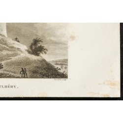 Gravure de 1829 - Tour de Montlhéry - 5