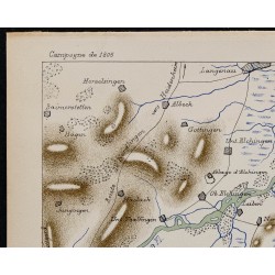 1900 - Plan stratégique de la bataille d'Ulm 