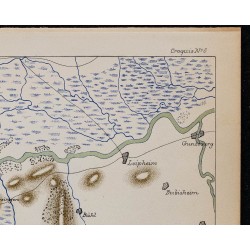 1900 - Plan stratégique de la bataille d'Ulm 