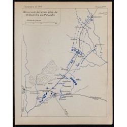 1900 - Mouvements armée alliée près d'Austerlitz 