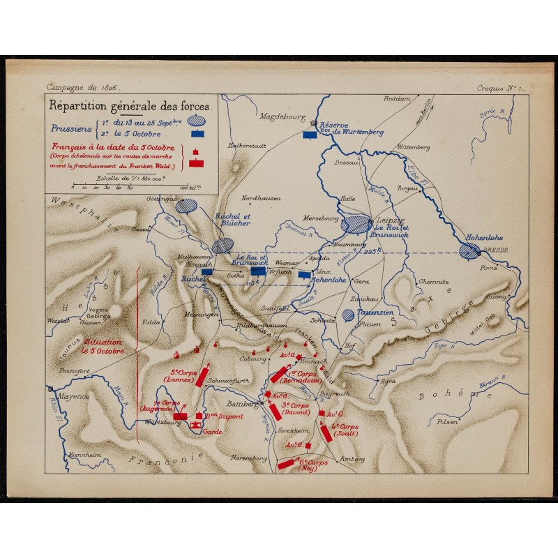 1900 - Campagne de 1806 - Avant Iéna 